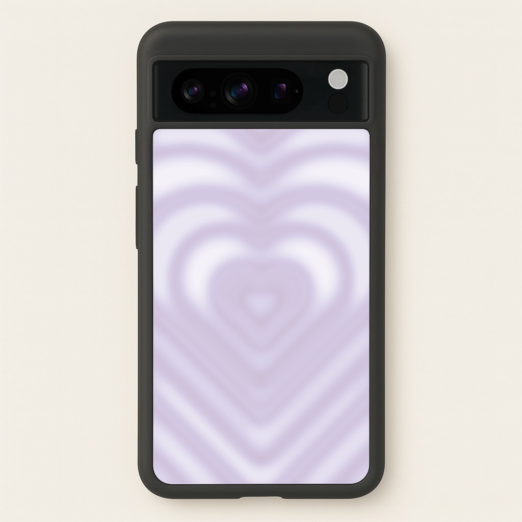 Drippy Love Heart Purple - Clean Girl Aesthetic Phone Case for Google Pixel 8 Pro