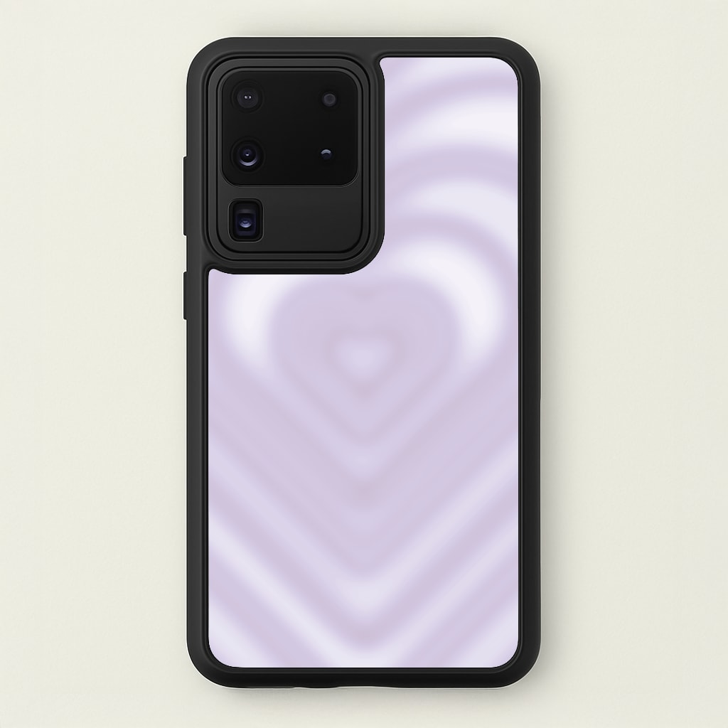 Drippy Love Heart Purple - Clean Girl Aesthetic Phone Case for Galaxy S20 Ultra