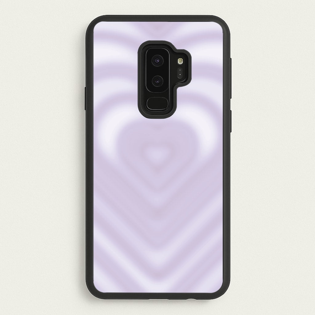 Drippy Love Heart Purple - Clean Girl Aesthetic Phone Case for Galaxy S9 Plus