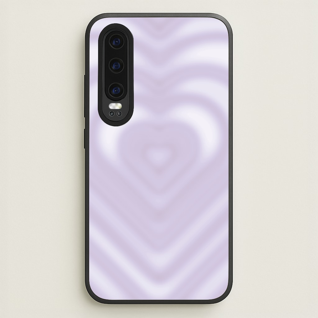 Drippy Love Heart Purple - Clean Girl Aesthetic Phone Case for Huawei P30
