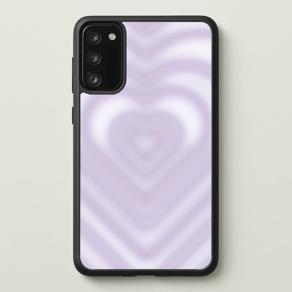 Drippy Love Heart Purple - Clean Girl Aesthetic Phone Case for Galaxy S20FE