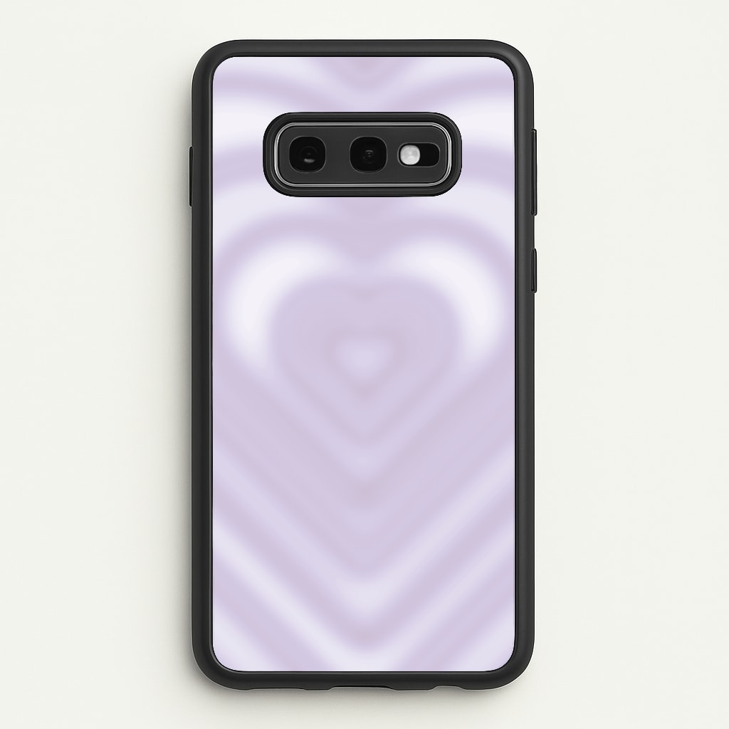 Drippy Love Heart Purple - Clean Girl Aesthetic Phone Case for Galaxy S10e