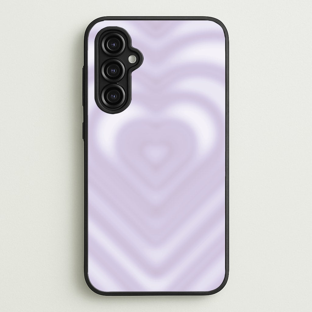 Drippy Love Heart Purple - Clean Girl Aesthetic Phone Case for Galaxy A14