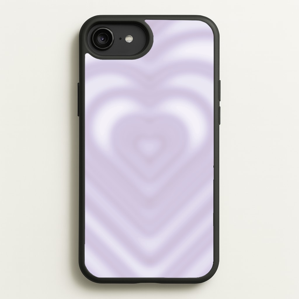 Drippy Love Heart Purple - Clean Girl Aesthetic Phone Case for iPhone 6 Plus / 7 Plus / 8 Plus