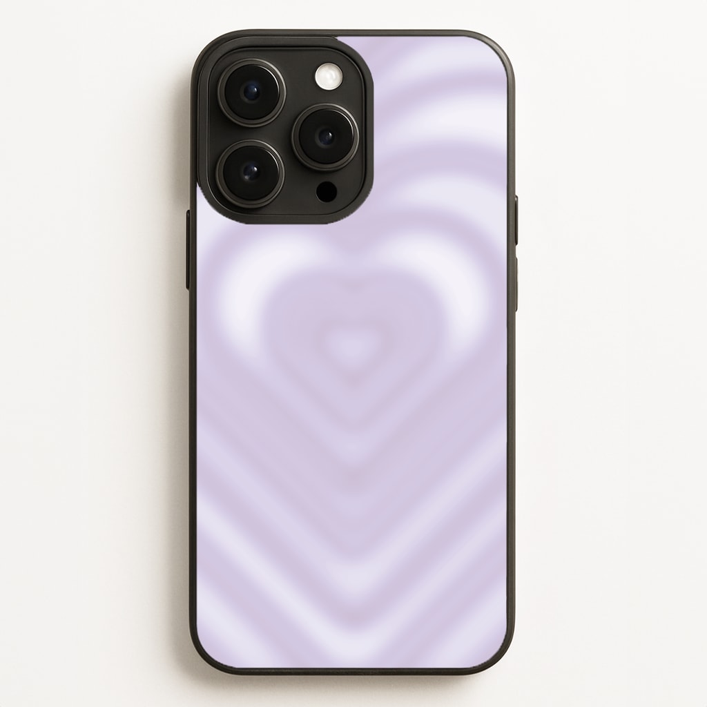 Drippy Love Heart Purple - Clean Girl Aesthetic Phone Case for iPhone 12 Pro Max