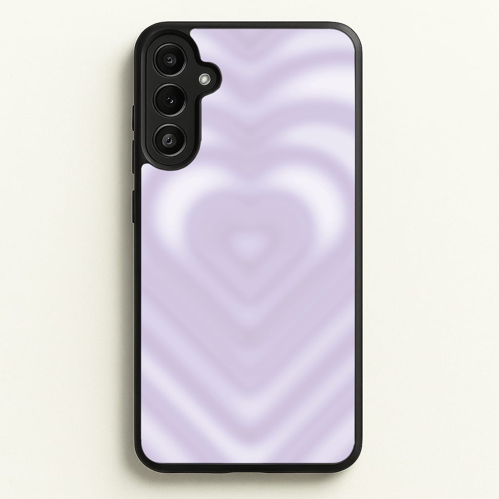 Drippy Love Heart Purple - Clean Girl Aesthetic Phone Case for Galaxy A36