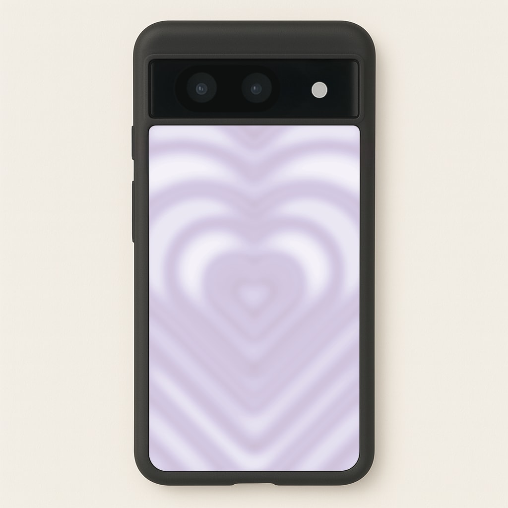 Drippy Love Heart Purple - Clean Girl Aesthetic Phone Case for Google Pixel 8a