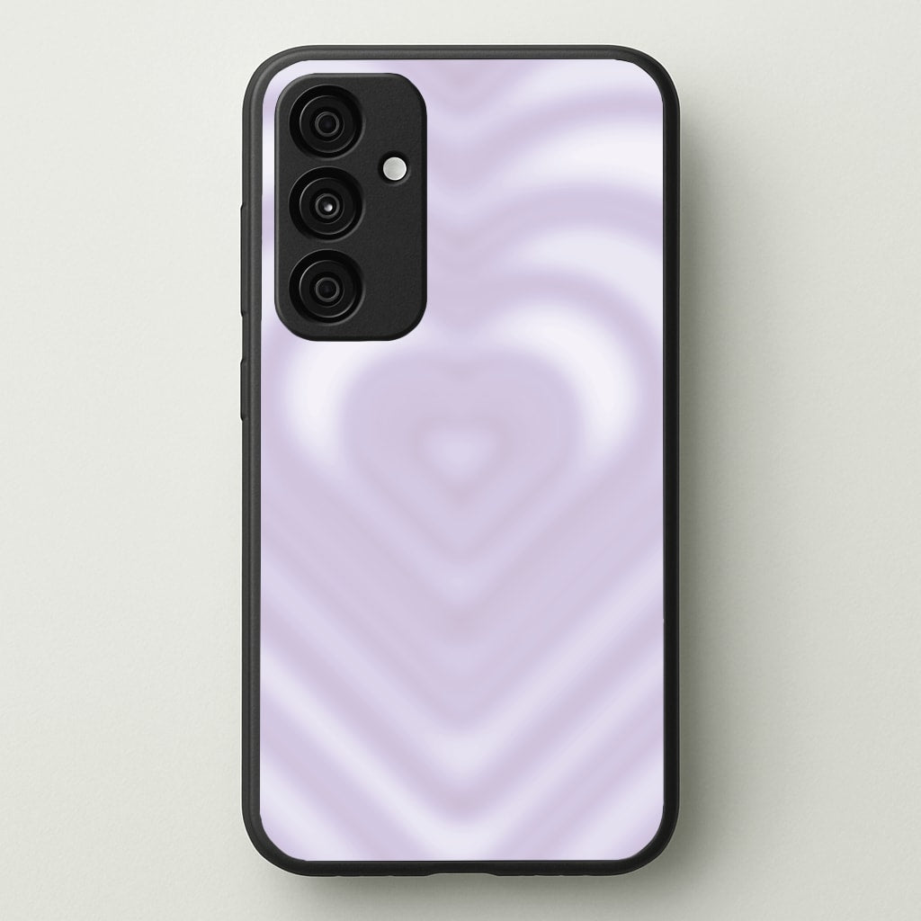 Drippy Love Heart Purple - Clean Girl Aesthetic Phone Case for Galaxy A15