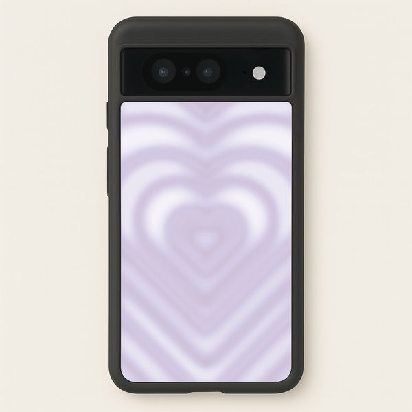 Drippy Love Heart Purple - Clean Girl Aesthetic Phone Case for Google Pixel 8