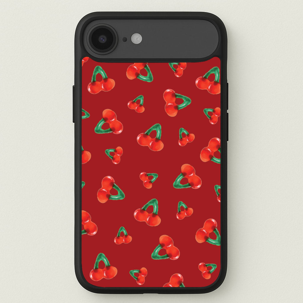 Gummy Cherries Pattern Phone Case for iPhone 17 Air
