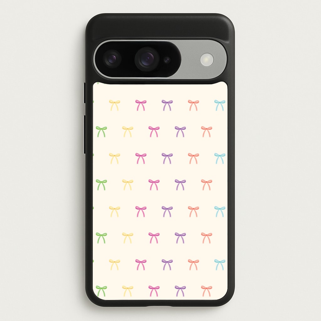 Pastel Ribbons Pattern Phone Case for Google Pixel 10 / 10 Pro