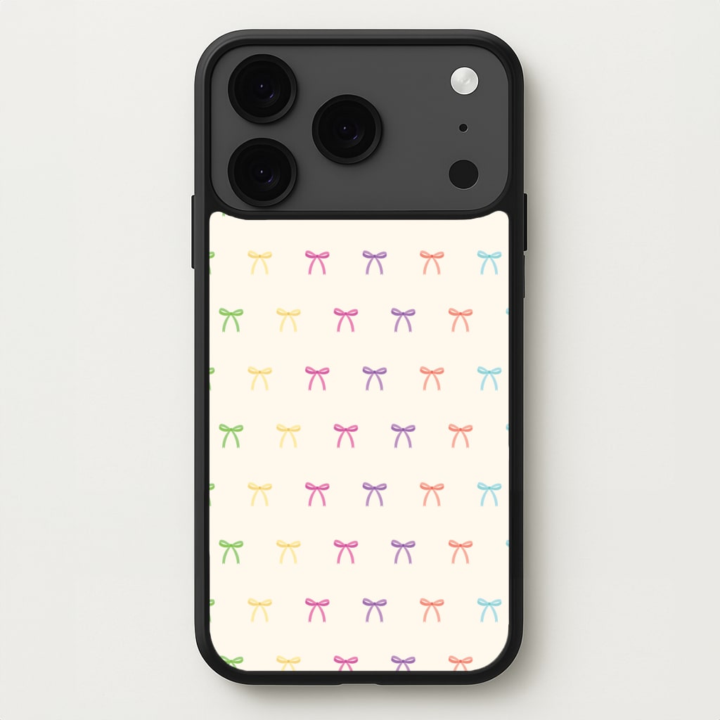 Pastel Ribbons Pattern Phone Case for iPhone 17 Pro Max
