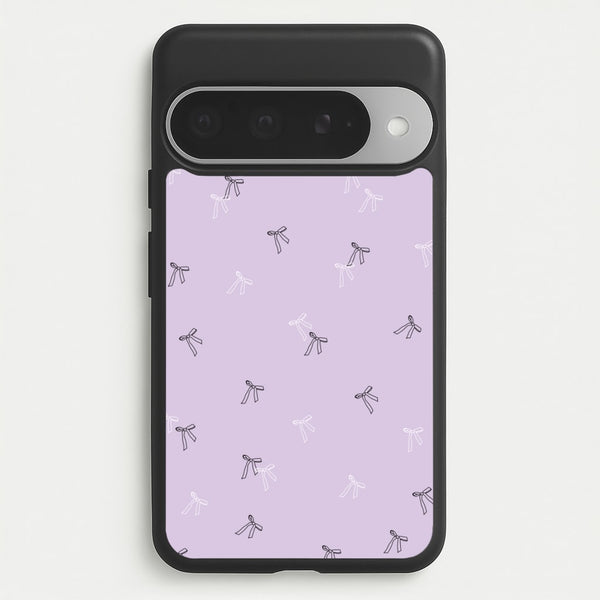 Coquette Mini Bows Pattern Purple Phone Case for Google Pixel 10 Pro XL