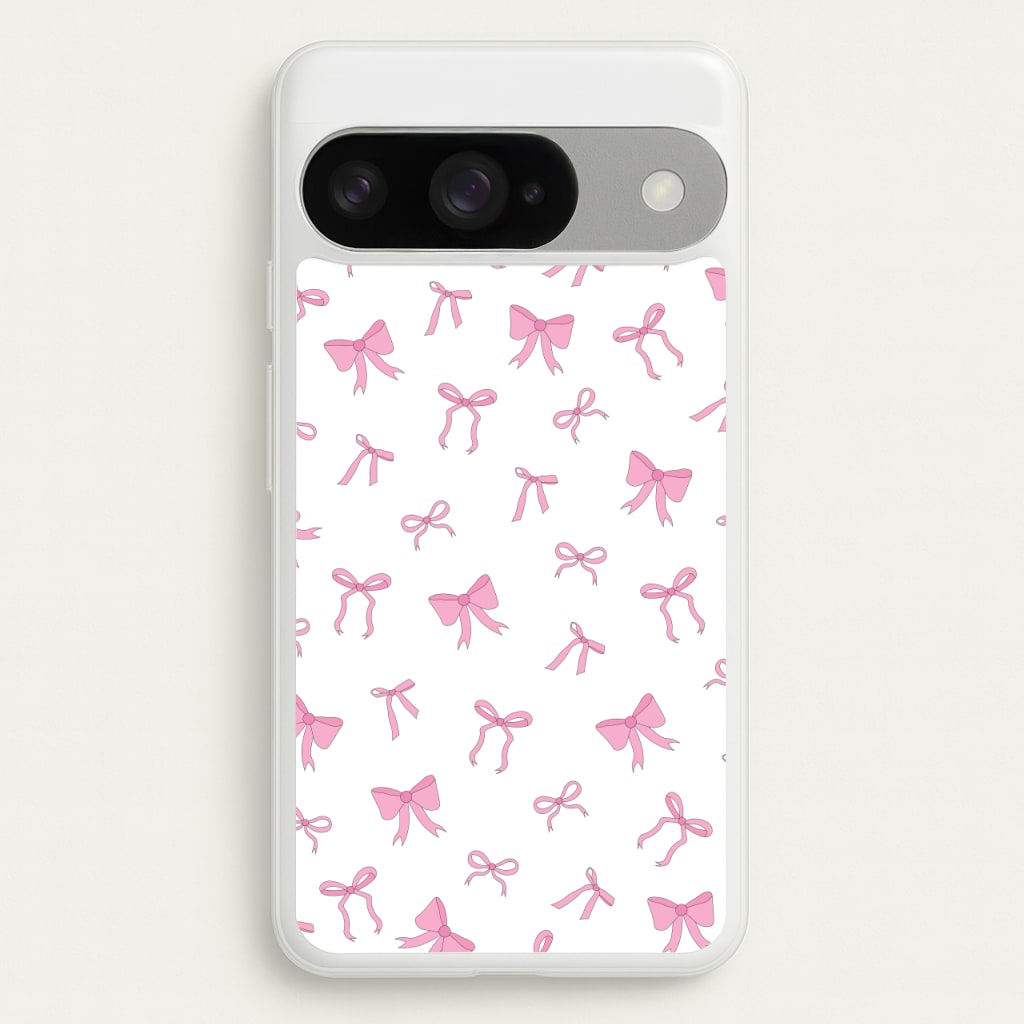 Coquette Variety Pink Bows Pattern Phone Case for Google Pixel 10 / 10 Pro