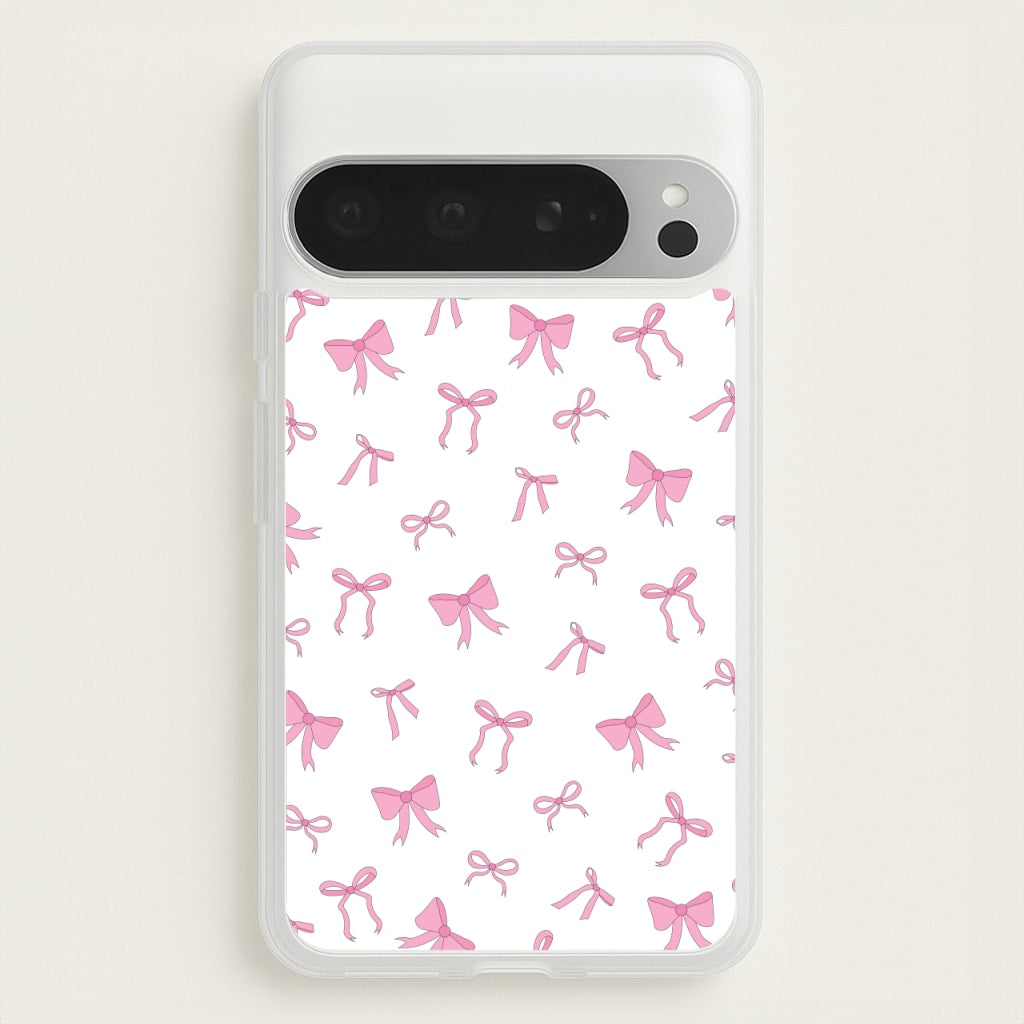 Coquette Variety Pink Bows Pattern - Clean Girl Aesthetic Phone Case for Google Pixel 9 Pro XL