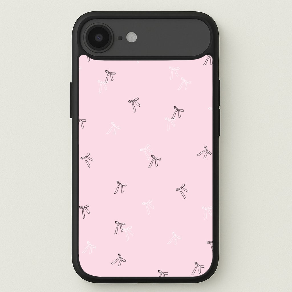 Coquette Mini Bows Pattern Pink Phone Case for iPhone 17 Air