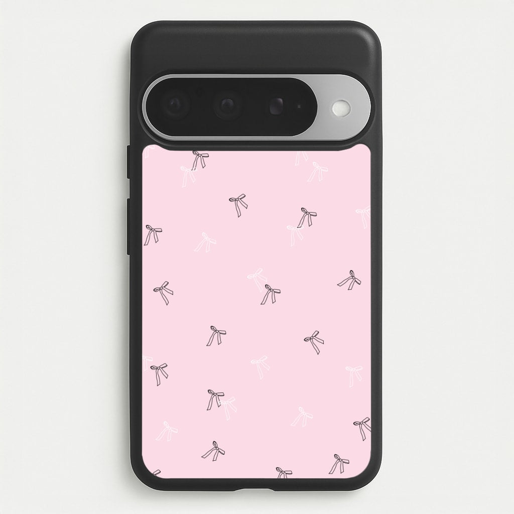 Coquette Mini Bows Pattern Pink Phone Case for Google Pixel 10 Pro XL