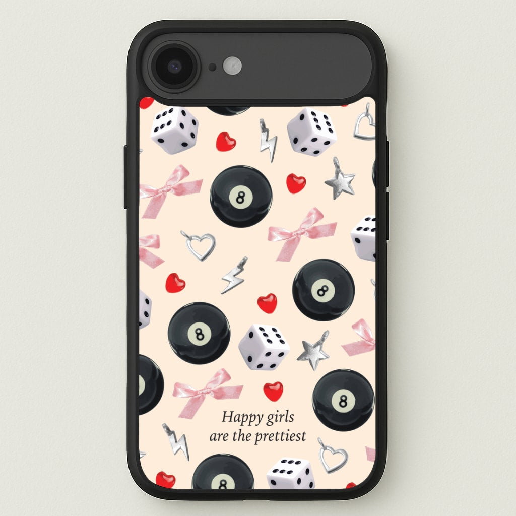 Happy Girls Are The Prettiest Pattern Phone Case for iPhone 17 Air