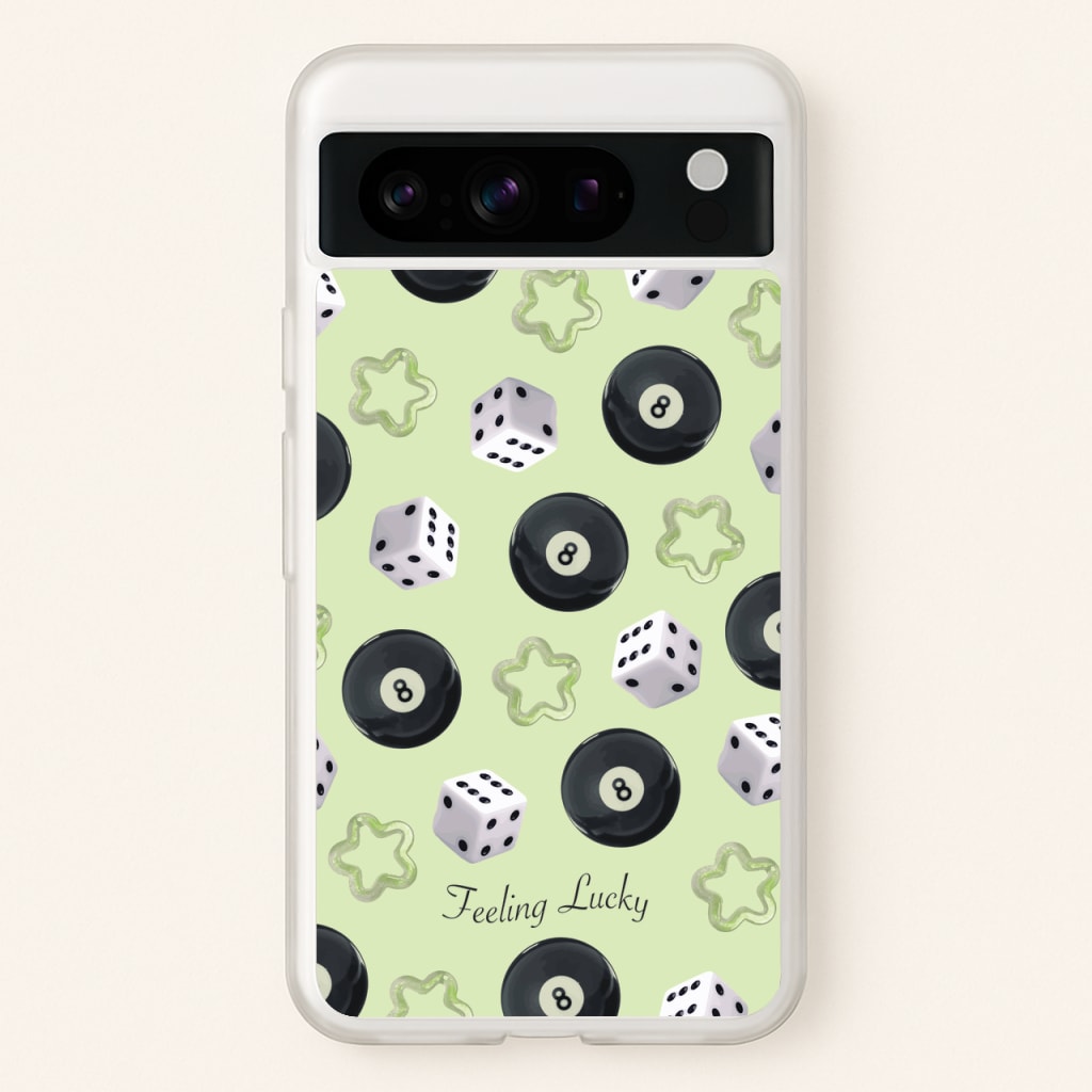 Feeling Lucky Assortment Pattern - Clean Girl Aesthetic Phone Case for Google Pixel 8 Pro
