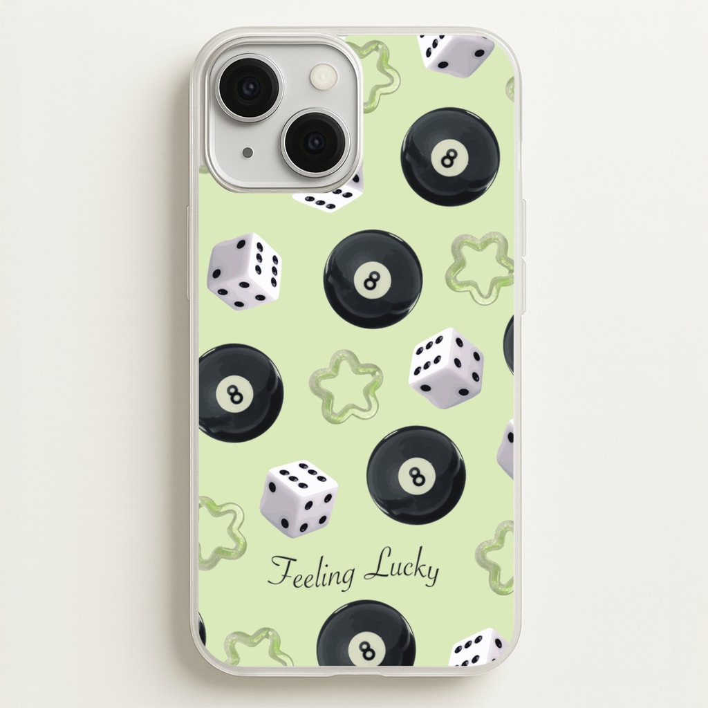 Feeling Lucky Assortment Pattern - Clean Girl Aesthetic Phone Case for iPhone 13 Mini