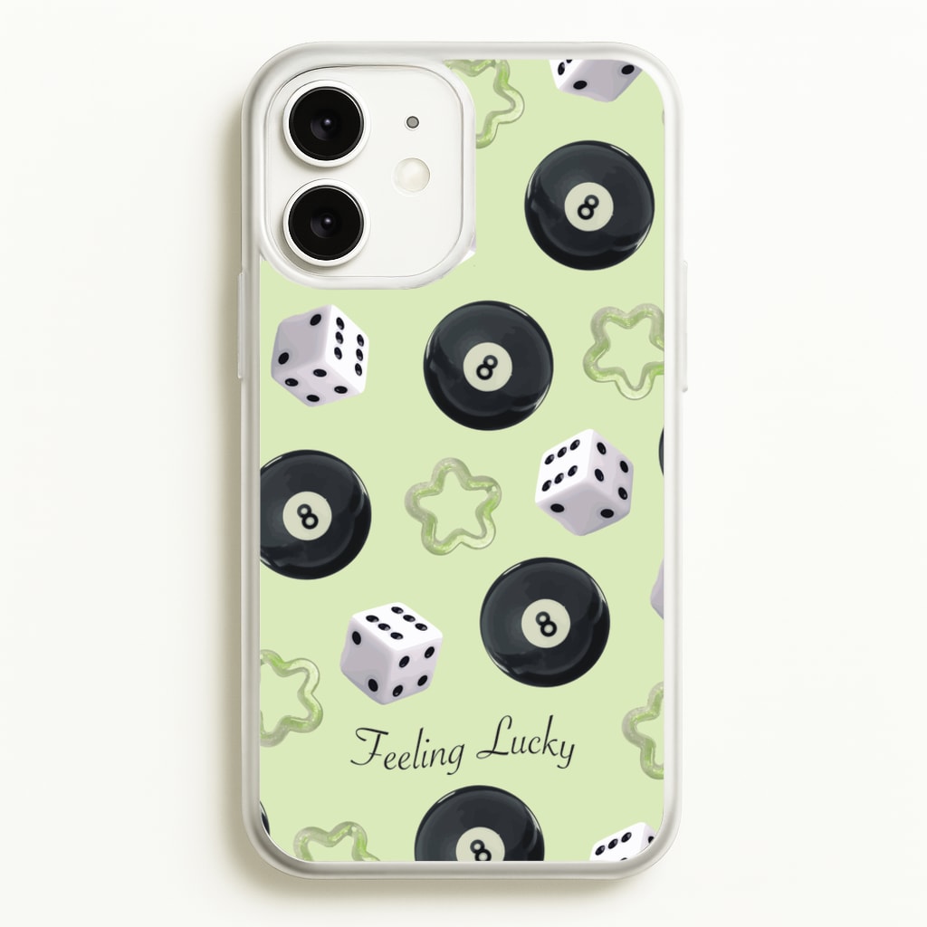 Feeling Lucky Assortment Pattern - Clean Girl Aesthetic Phone Case for iPhone 11