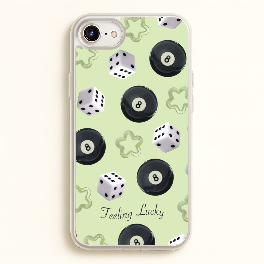 Feeling Lucky Assortment Pattern - Clean Girl Aesthetic Phone Case for iPhone 6 / 7 / 8 / SE