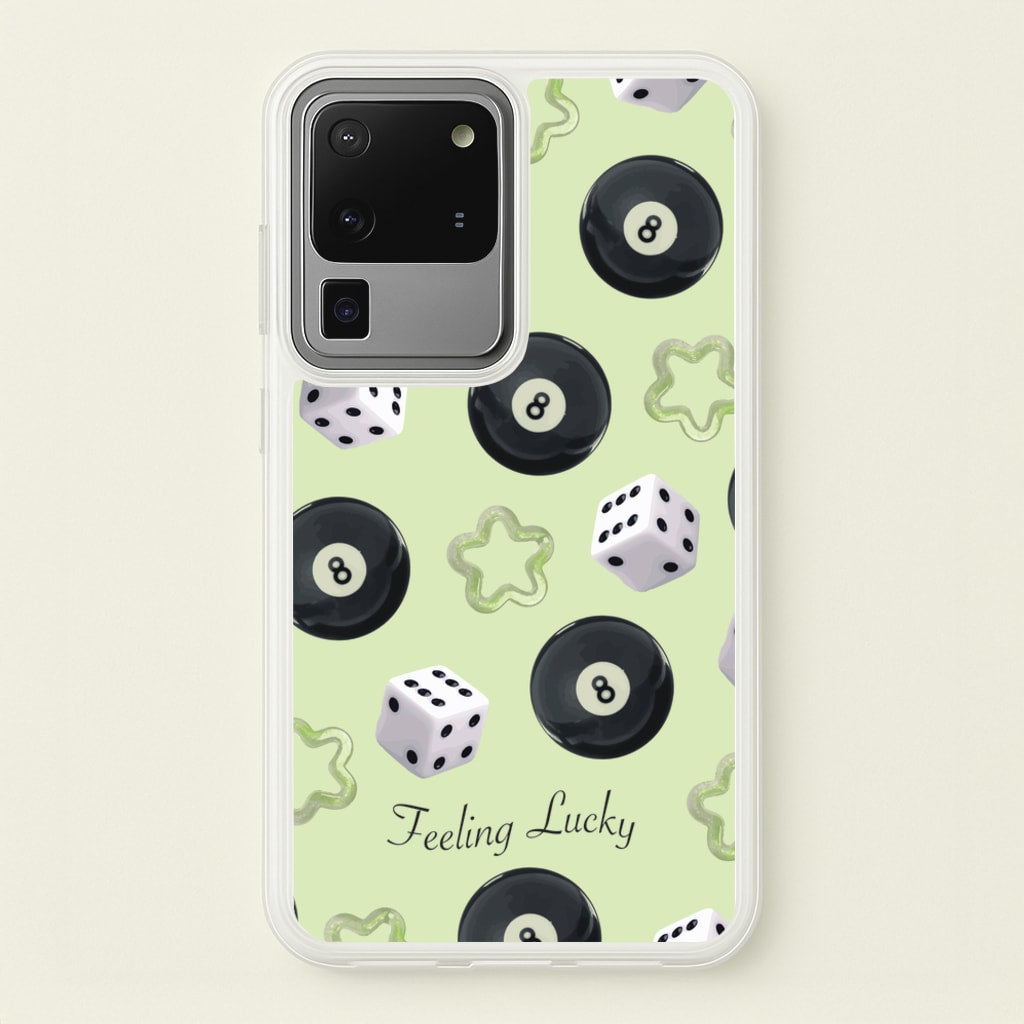 Feeling Lucky Assortment Pattern - Clean Girl Aesthetic Phone Case for Galaxy S20 Ultra