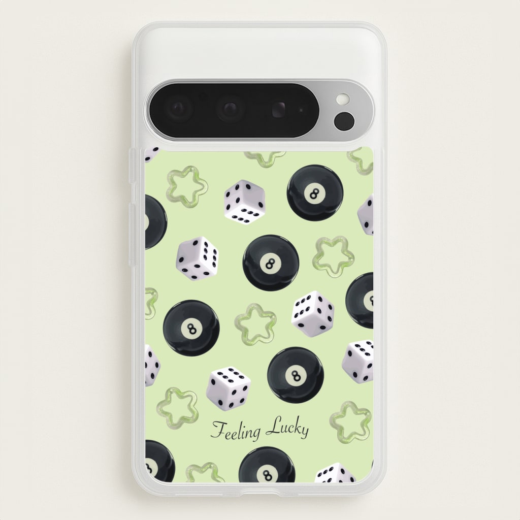 Feeling Lucky Assortment Pattern - Clean Girl Aesthetic Phone Case for Google Pixel 9 Pro XL