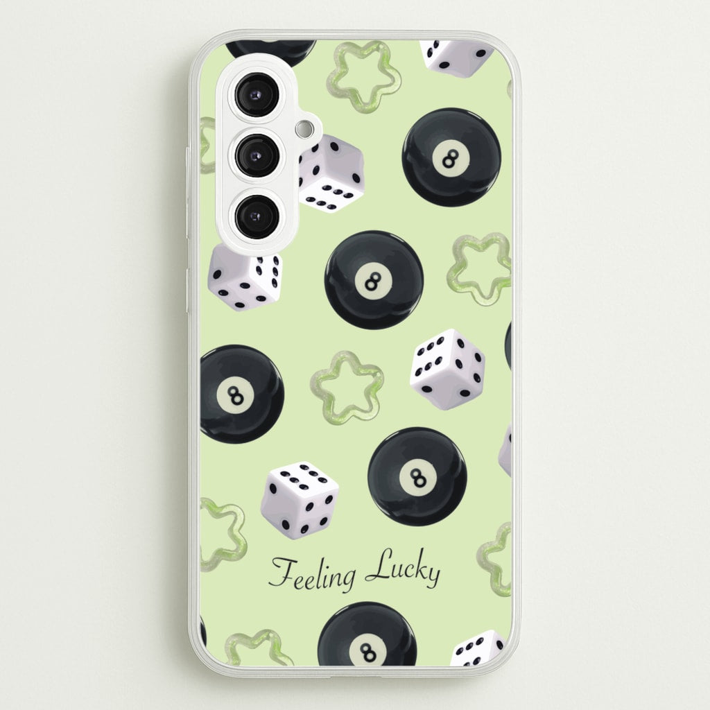 Feeling Lucky Assortment Pattern - Clean Girl Aesthetic Phone Case for Galaxy S23FE