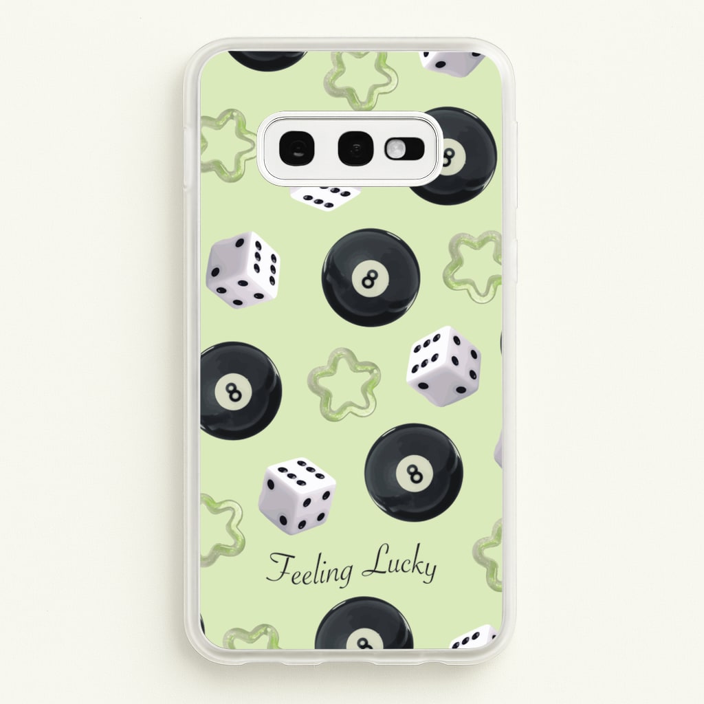 Feeling Lucky Assortment Pattern - Clean Girl Aesthetic Phone Case for Galaxy S10e