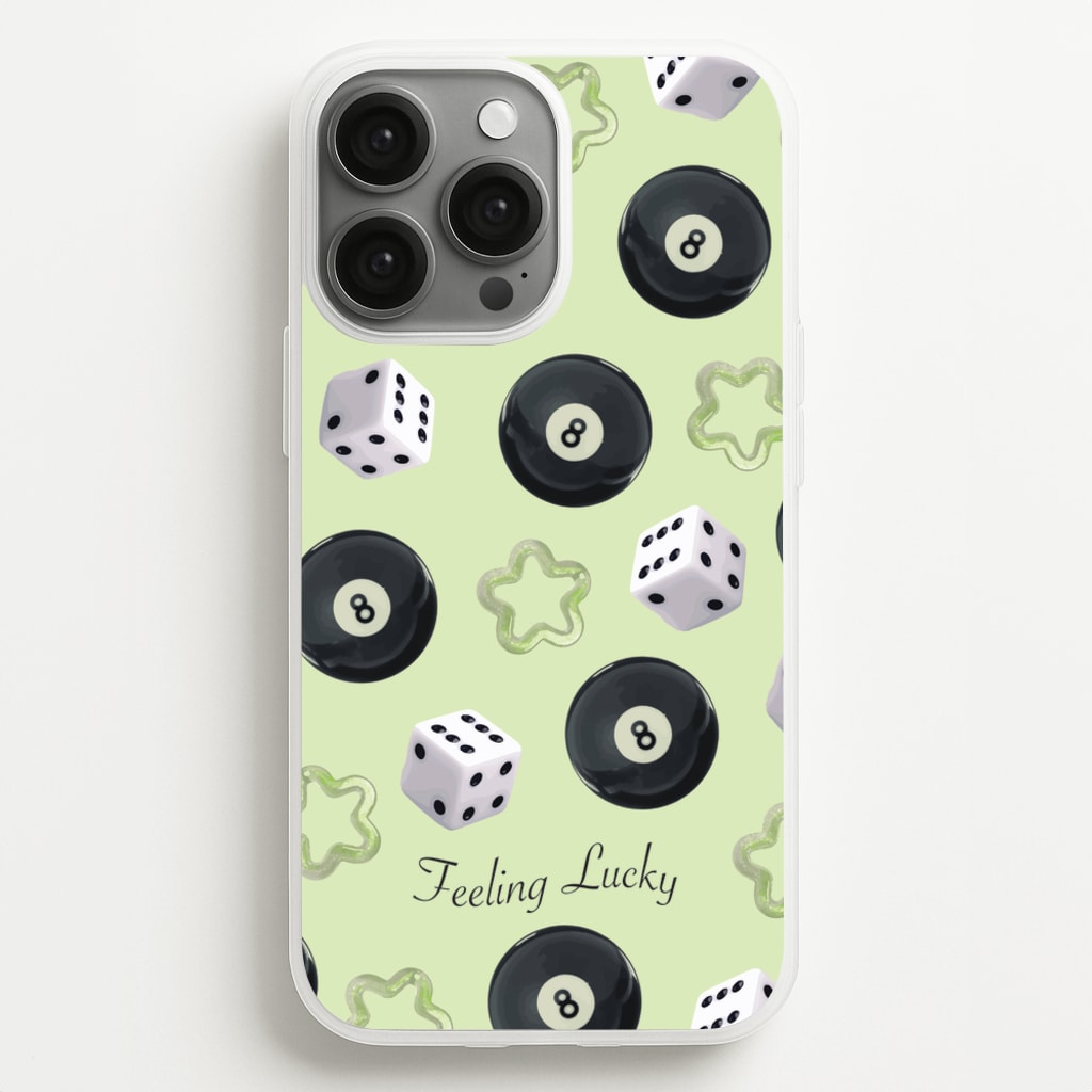 Feeling Lucky Assortment Pattern - Clean Girl Aesthetic Phone Case for iPhone 13 Pro Max