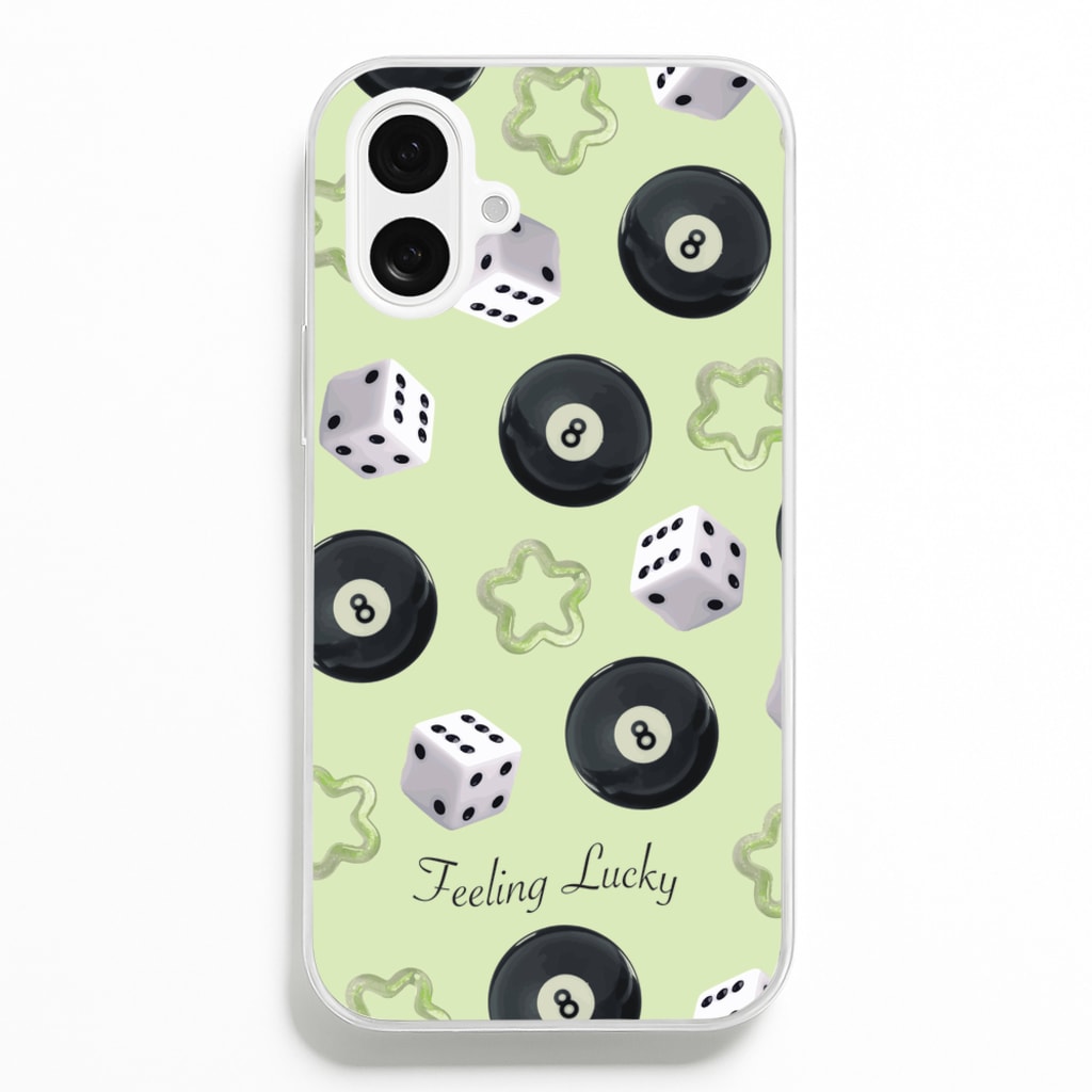 Feeling Lucky Assortment Pattern - Clean Girl Aesthetic Phone Case for iPhone 16 Plus