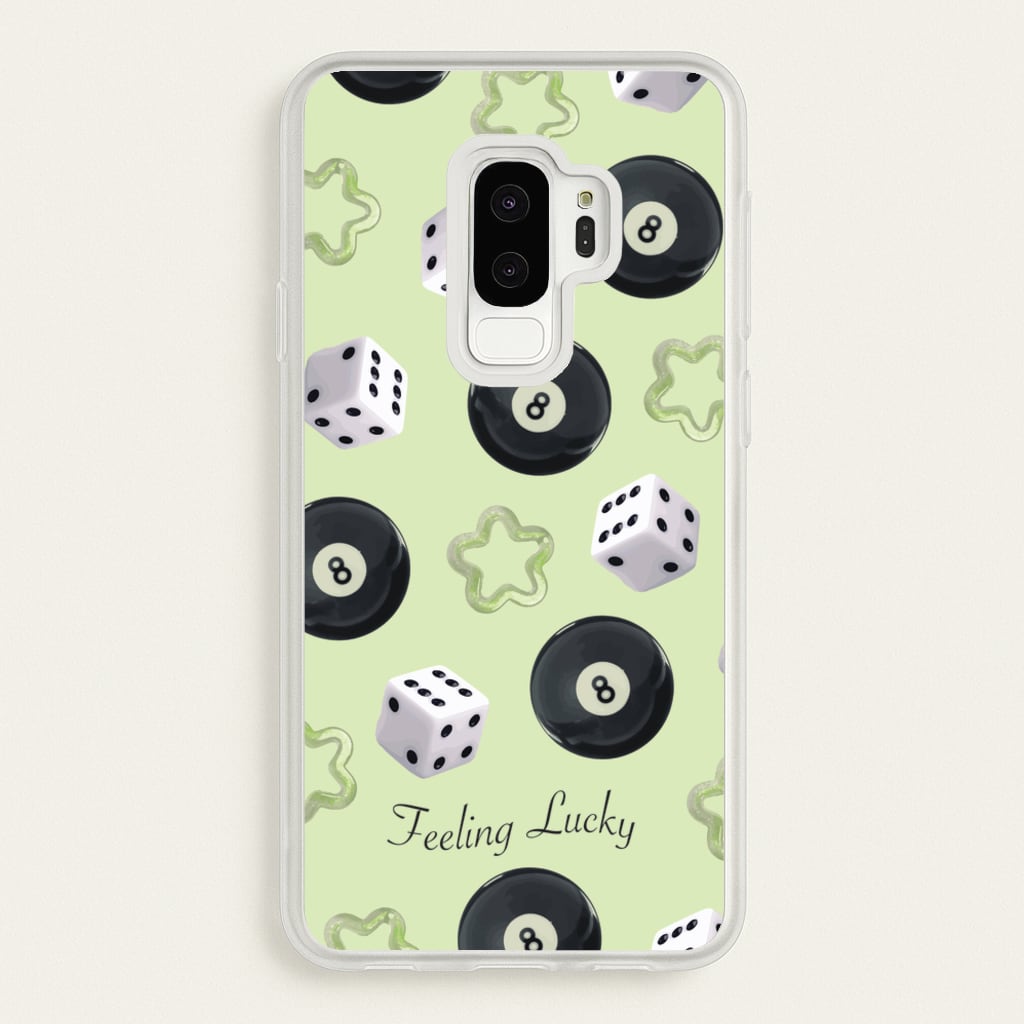 Feeling Lucky Assortment Pattern - Clean Girl Aesthetic Phone Case for Galaxy S9 Plus