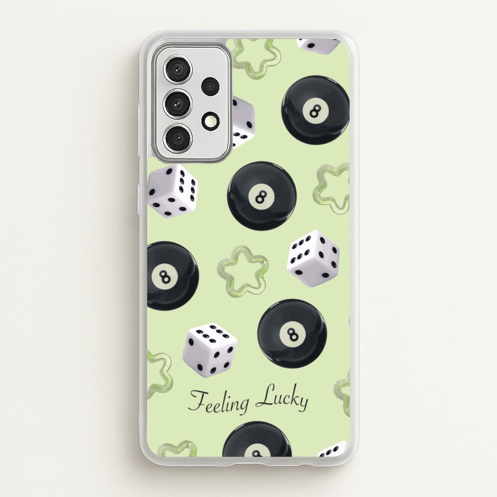 Feeling Lucky Assortment Pattern - Clean Girl Aesthetic Phone Case for Galaxy A52 / A52s