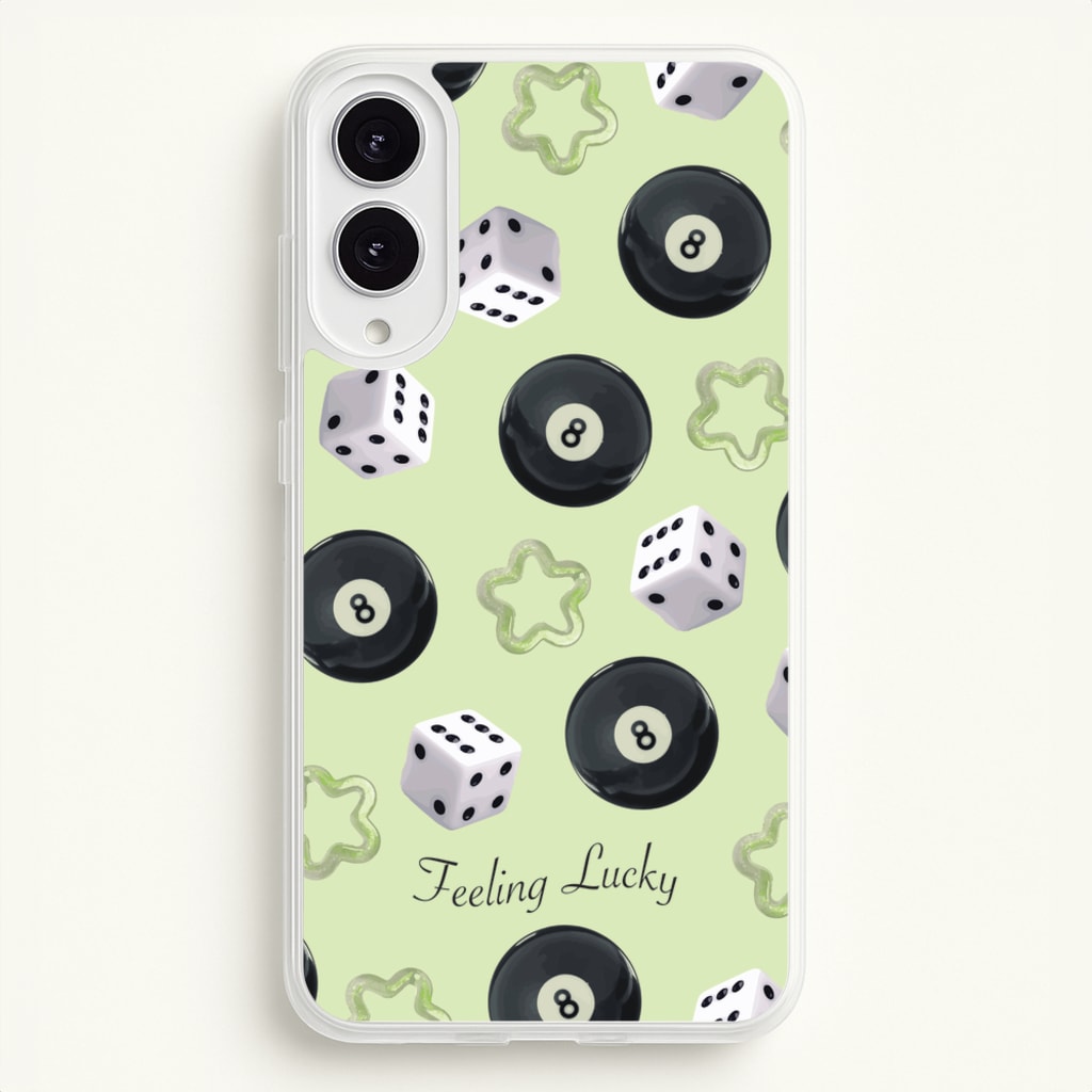Feeling Lucky Assortment Pattern - Clean Girl Aesthetic Phone Case for Galaxy S25 Edge