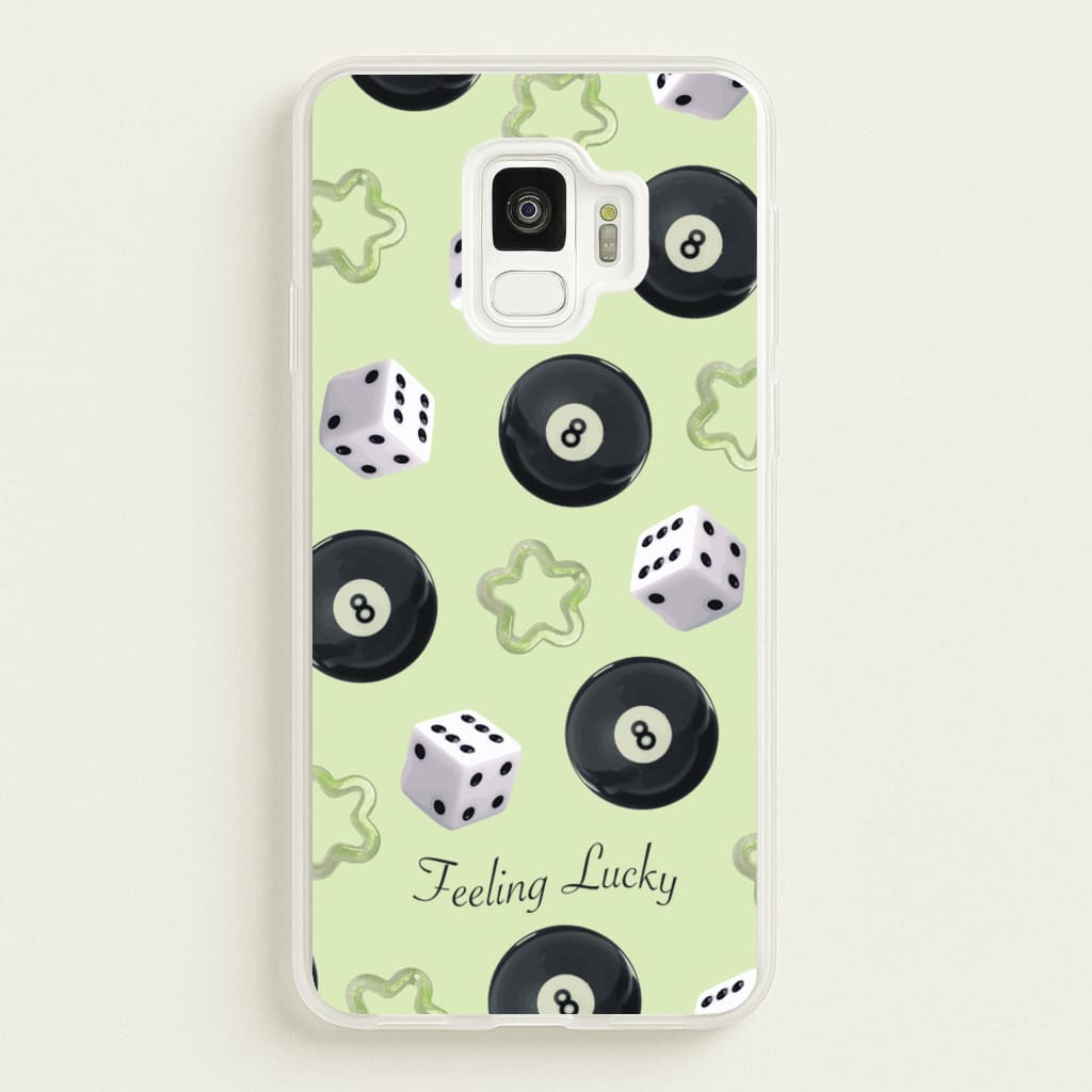 Feeling Lucky Assortment Pattern - Clean Girl Aesthetic Phone Case for Galaxy S9