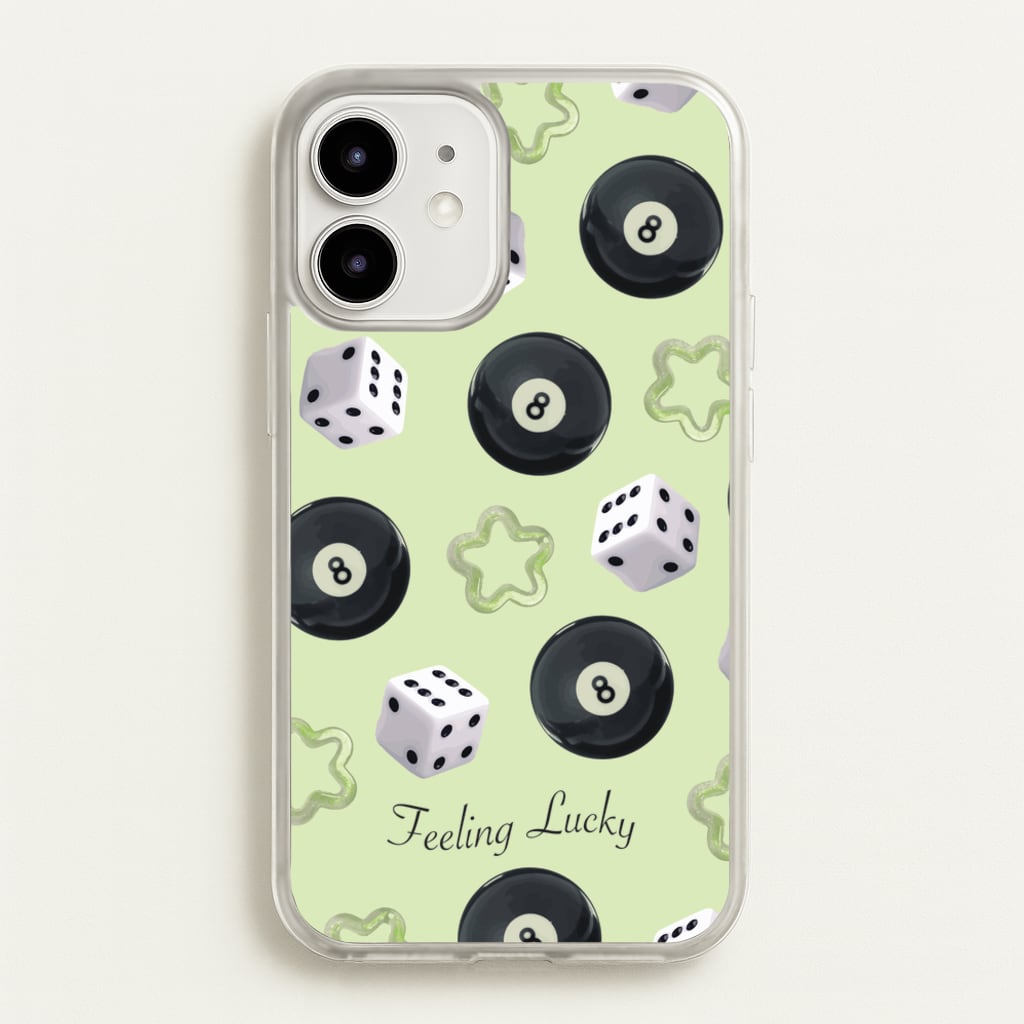 Feeling Lucky Assortment Pattern - Clean Girl Aesthetic Phone Case for iPhone 12 / 12 Pro