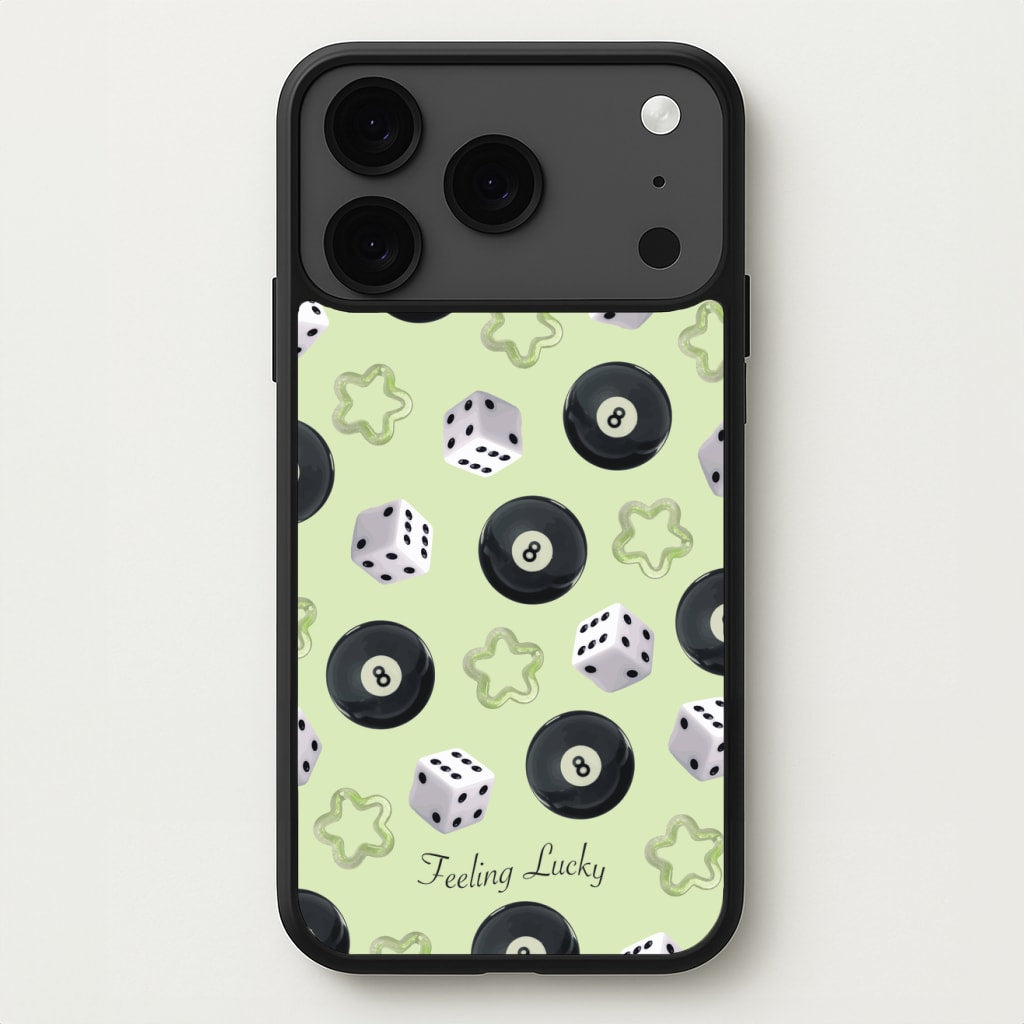Feeling Lucky Assortment Pattern Phone Case for iPhone 17 Pro