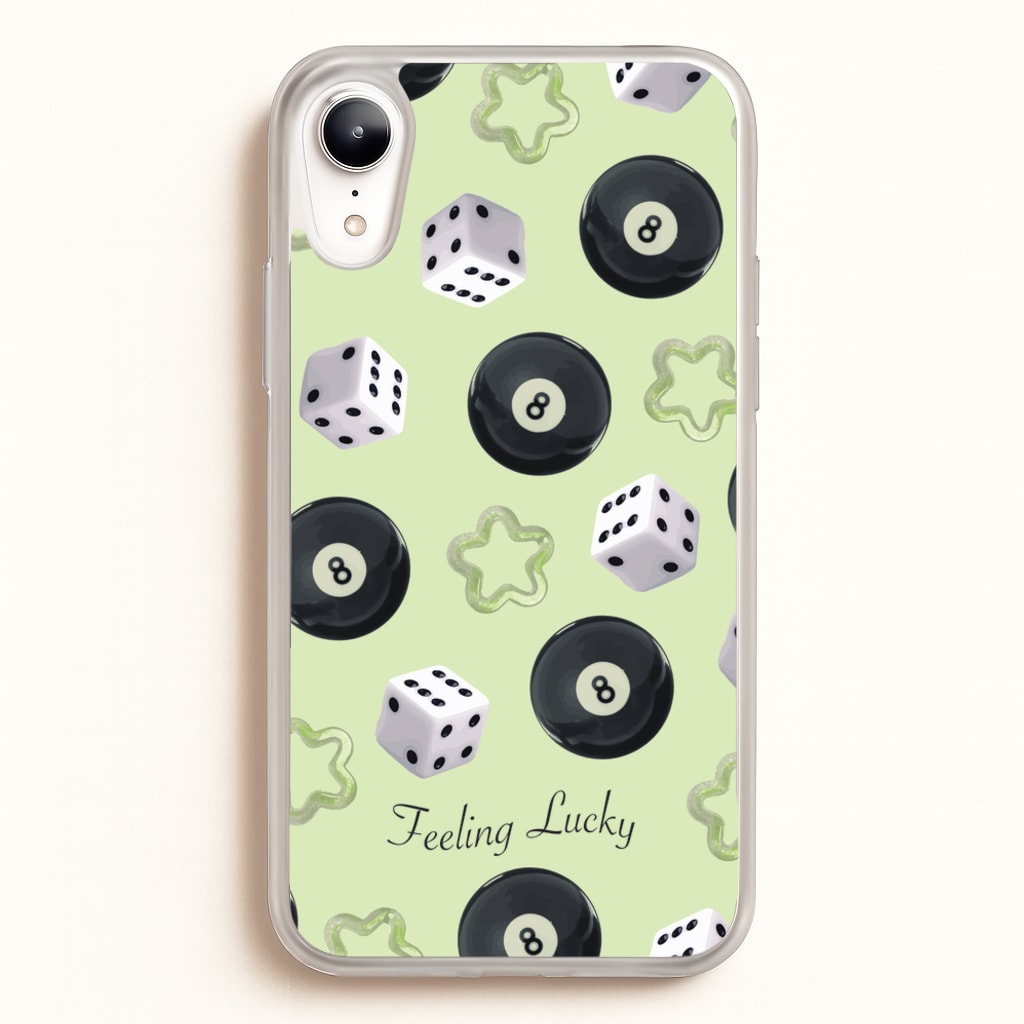 Feeling Lucky Assortment Pattern - Clean Girl Aesthetic Phone Case for iPhone XR