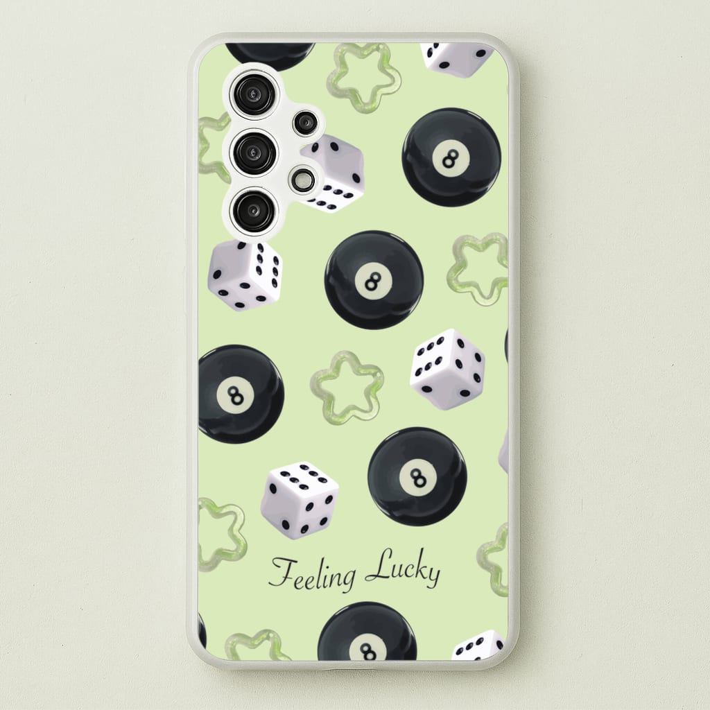Feeling Lucky Assortment Pattern - Clean Girl Aesthetic Phone Case for Galaxy A13