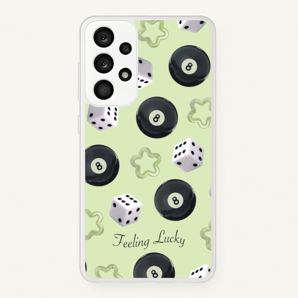 Feeling Lucky Assortment Pattern - Clean Girl Aesthetic Phone Case for Galaxy A33