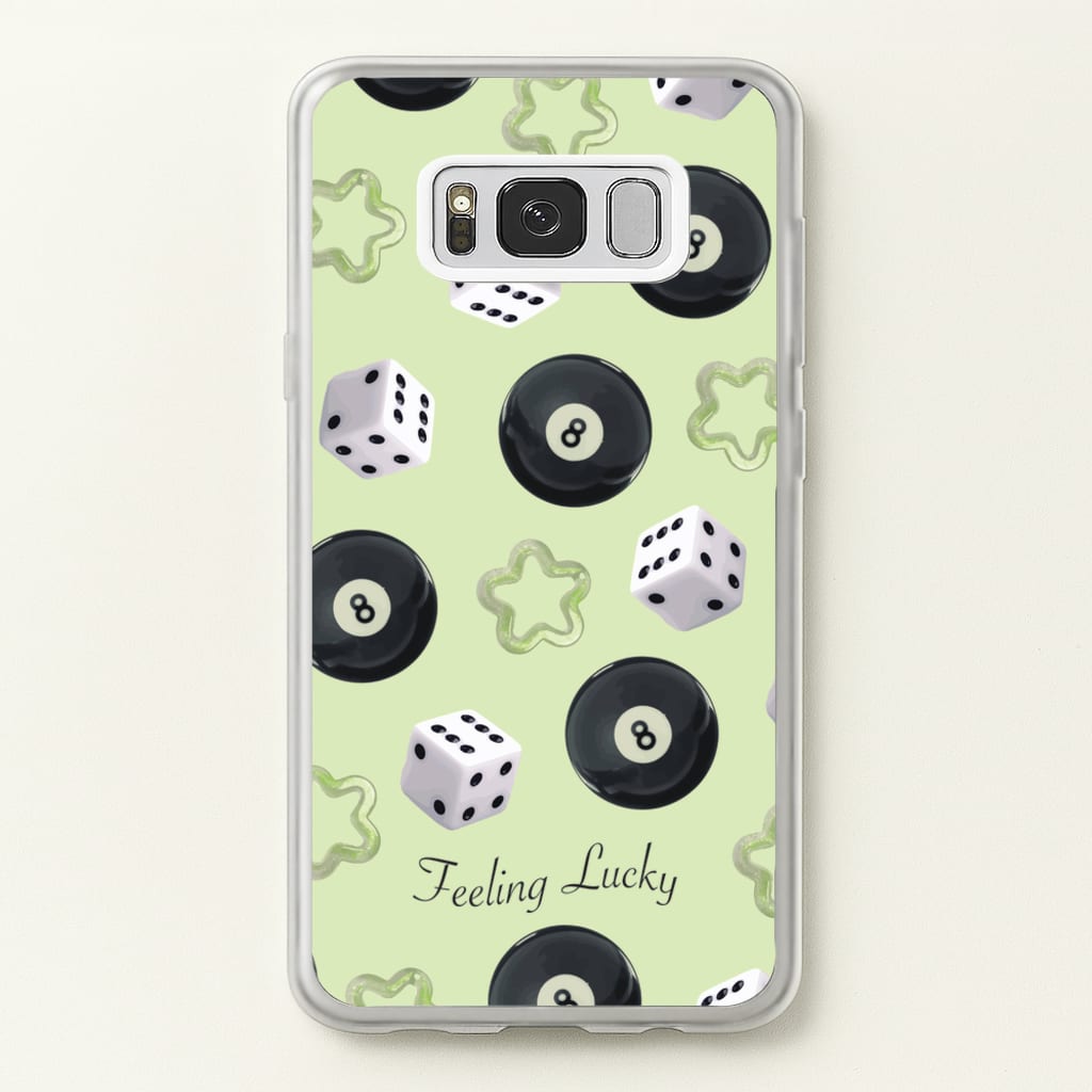 Feeling Lucky Assortment Pattern - Clean Girl Aesthetic Phone Case for Galaxy S8 Plus