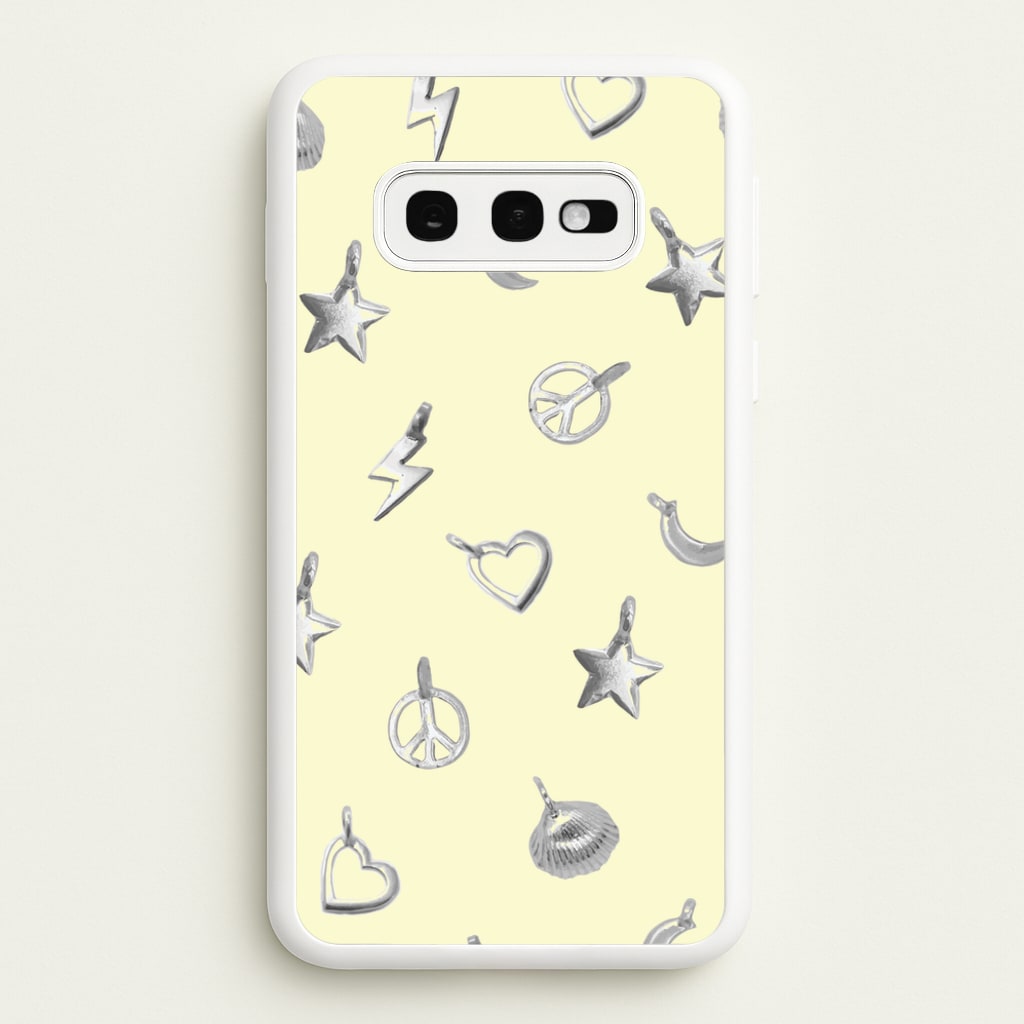 Bracelet Charms Pattern - Clean Girl Aesthetic Phone Case for Galaxy S10e