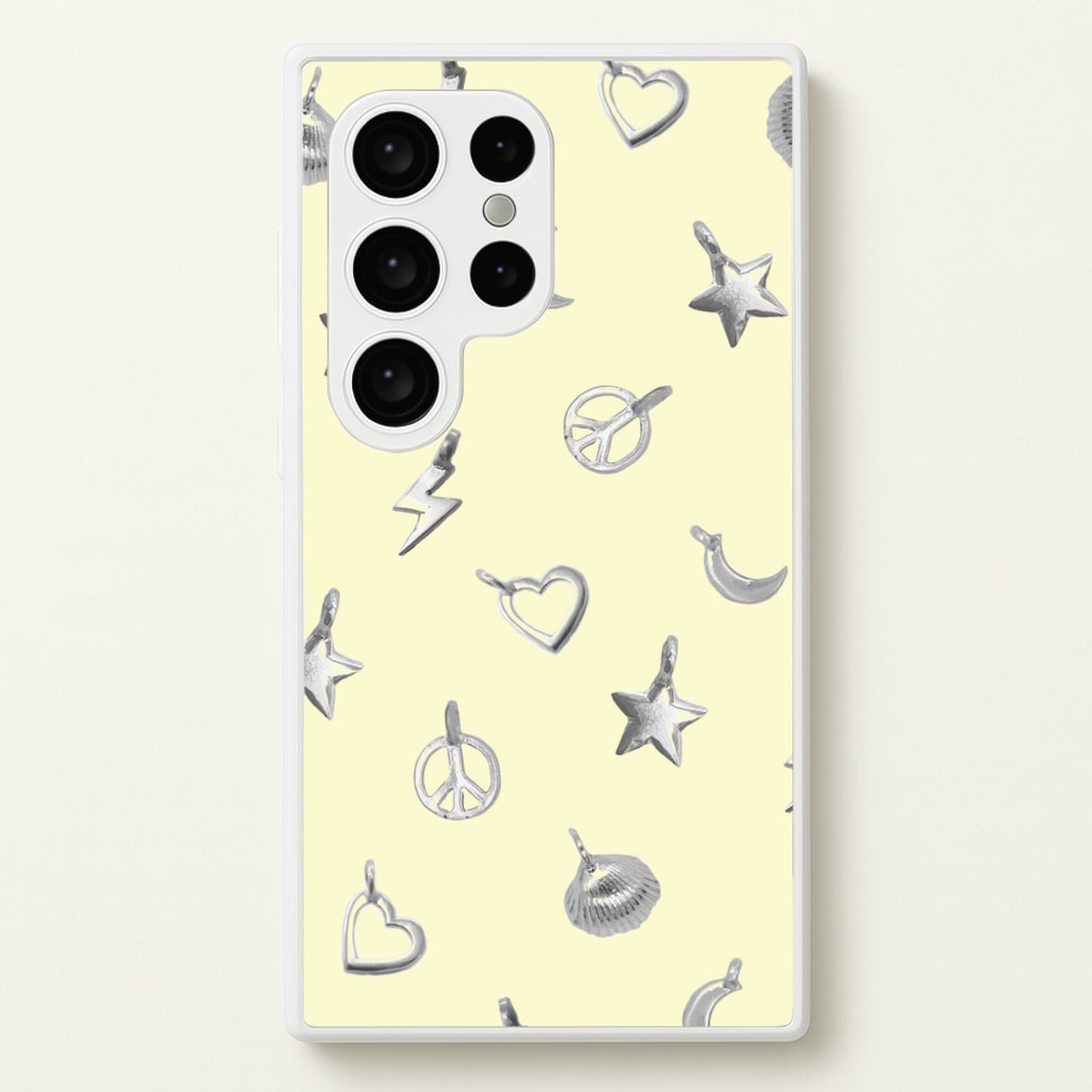 Bracelet Charms Pattern - Clean Girl Aesthetic Phone Case for Galaxy S24 Ultra