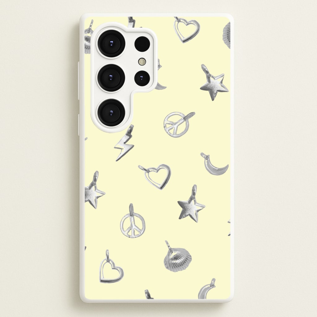 Bracelet Charms Pattern - Clean Girl Aesthetic Phone Case for Galaxy S25 Ultra