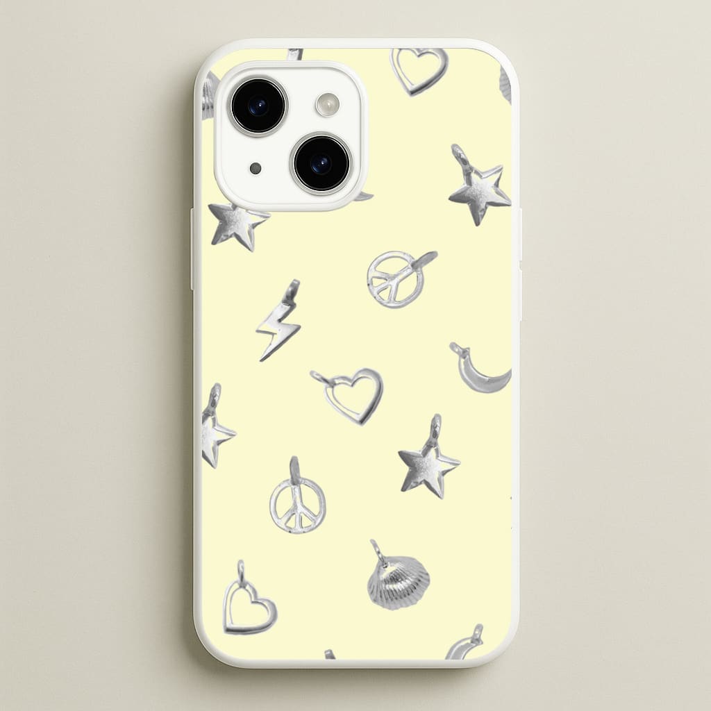 Bracelet Charms Pattern - Clean Girl Aesthetic Phone Case for iPhone 14