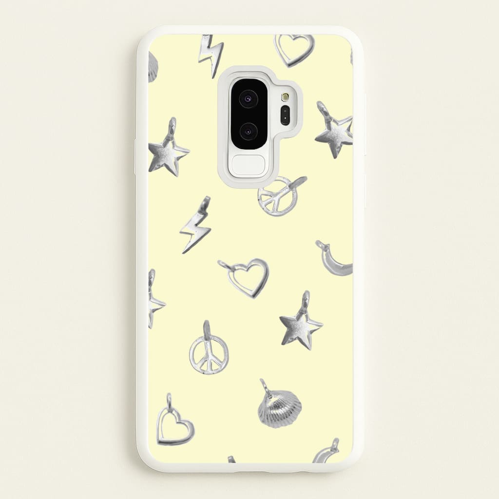 Bracelet Charms Pattern - Clean Girl Aesthetic Phone Case for Galaxy S9 Plus