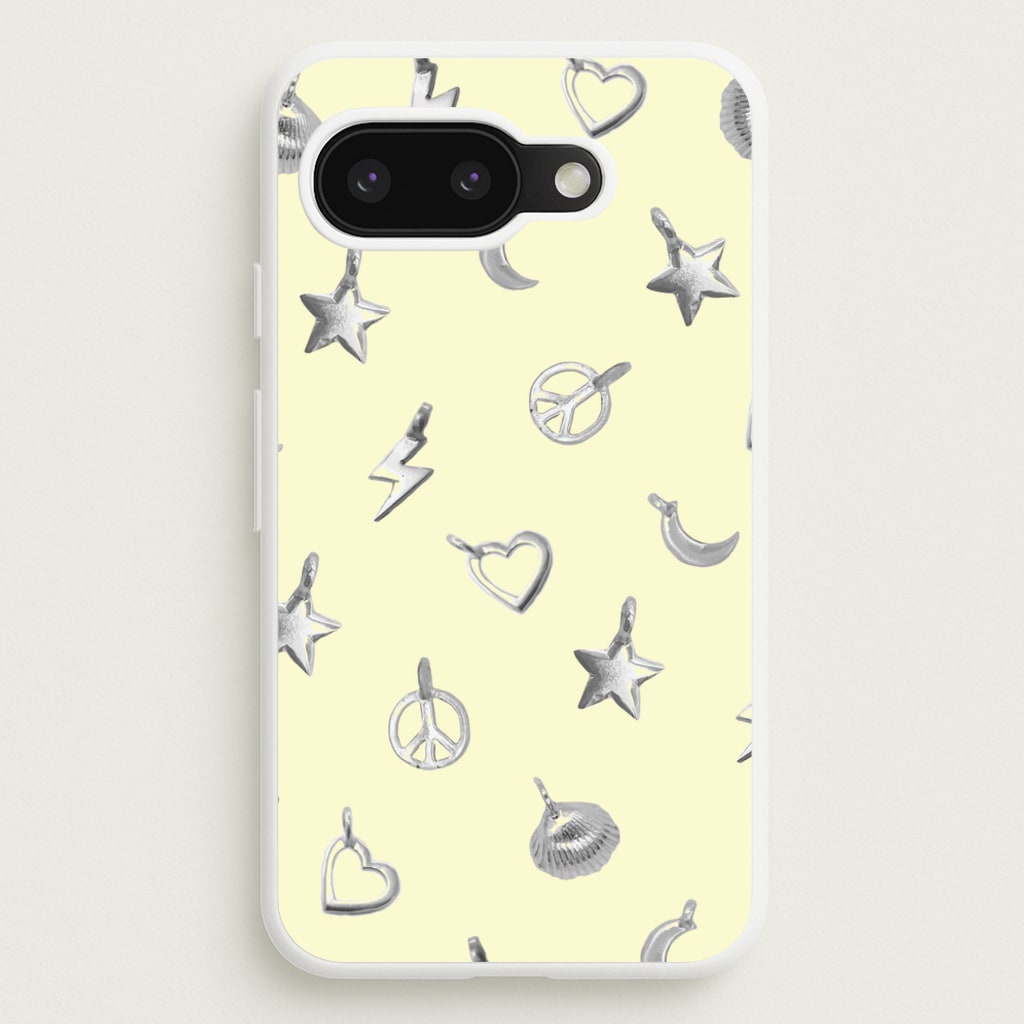 Bracelet Charms Pattern - Clean Girl Aesthetic Phone Case for Google Pixel 9a