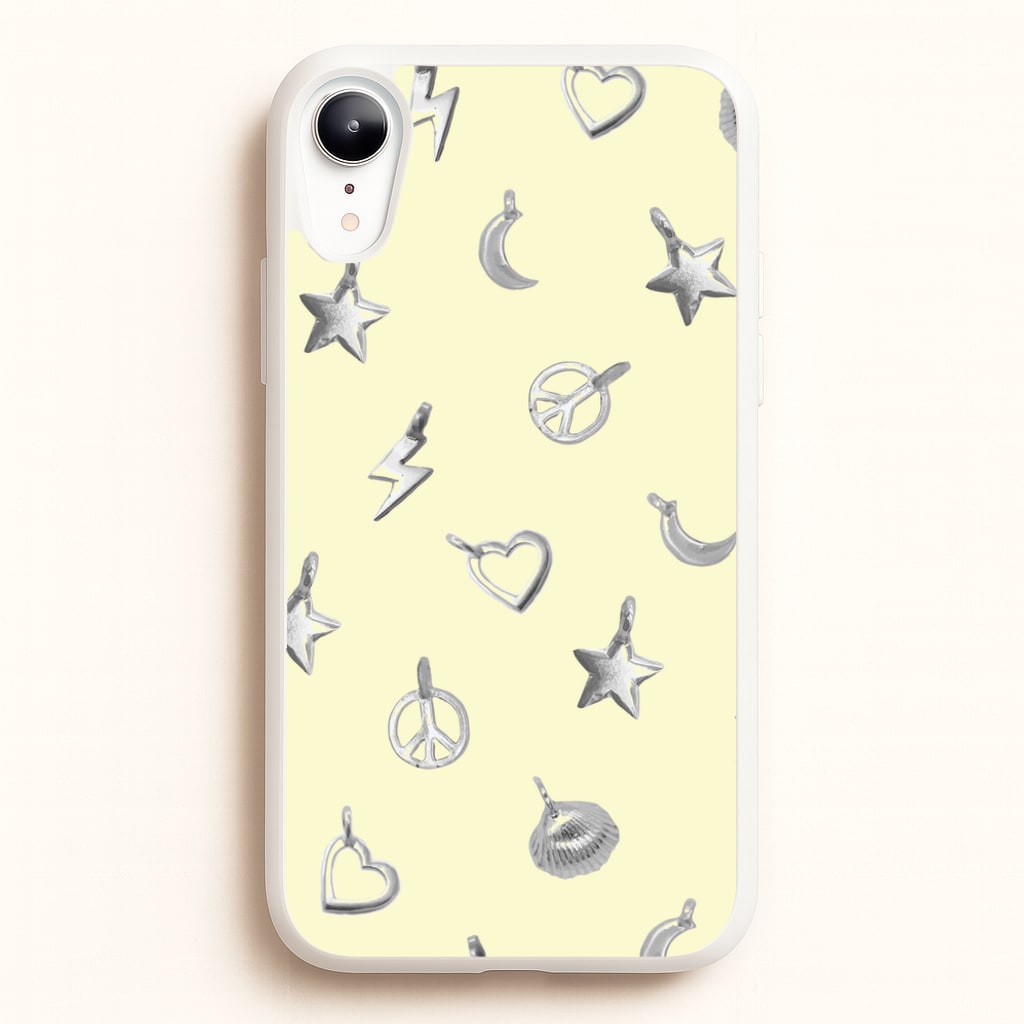 Bracelet Charms Pattern - Clean Girl Aesthetic Phone Case for iPhone XR