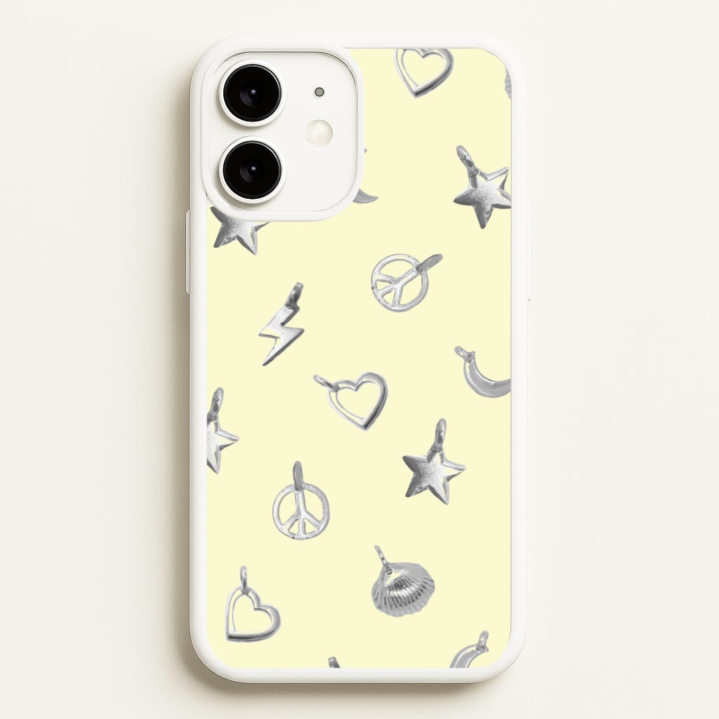 Bracelet Charms Pattern - Clean Girl Aesthetic Phone Case for iPhone 11